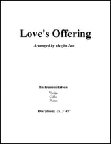 Love's Offering (Piano Trio) P.O.D. cover